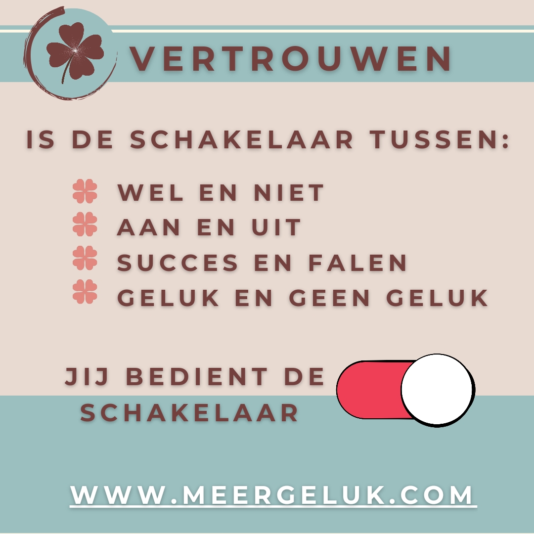 Vertrouwen is cruciaal voor Geluk